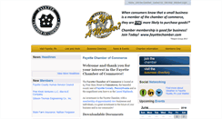 Desktop Screenshot of fayettechamber.com