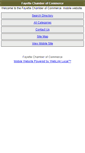 Mobile Screenshot of fayettechamber.com